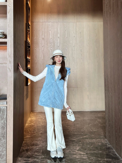 CD New  Hooded vest jacket