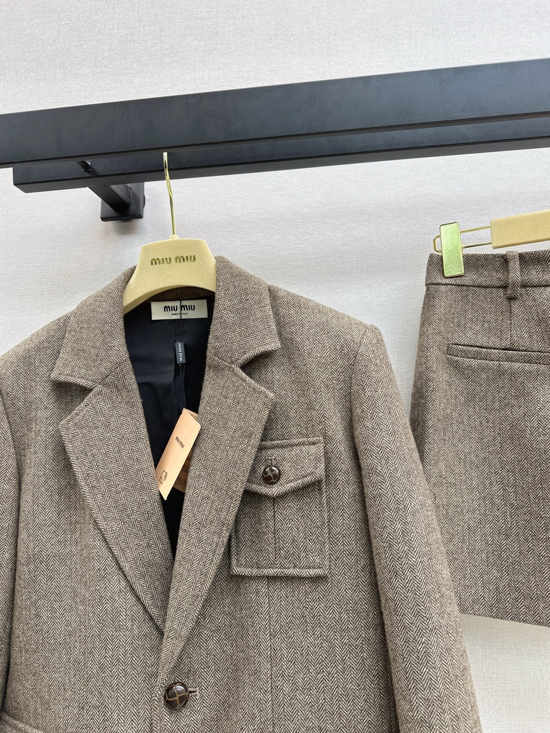 Miu NewHerringbone suit