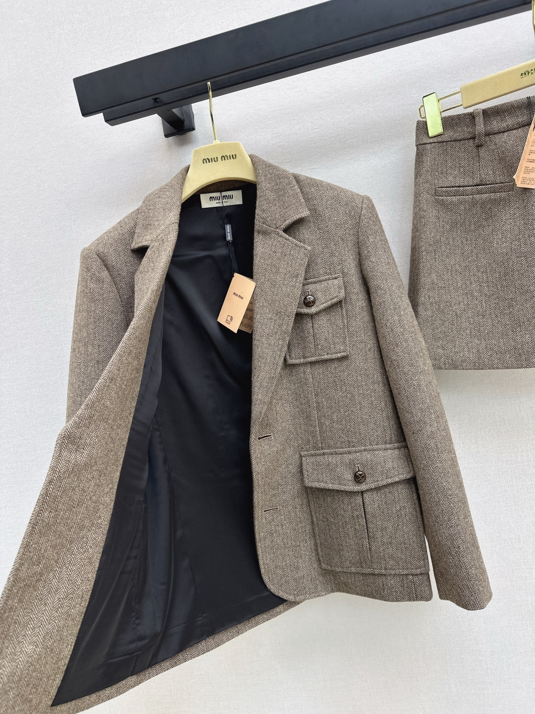 Miu NewHerringbone suit