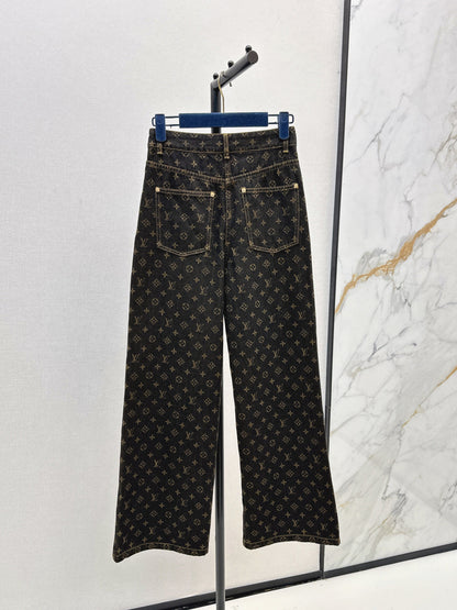 Louis New silk scarf jeans