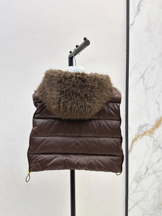 Monc New hooded down vest