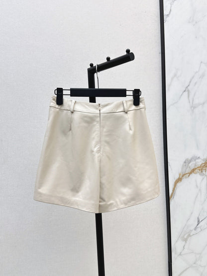 Pra NEW lambskin leather skirt