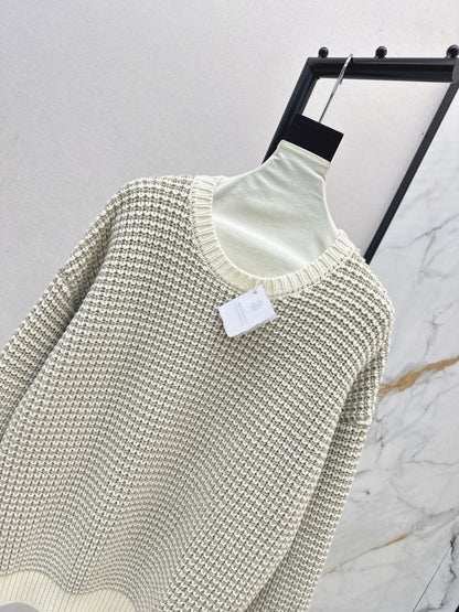 Brune NEW hollow crew neck sweater