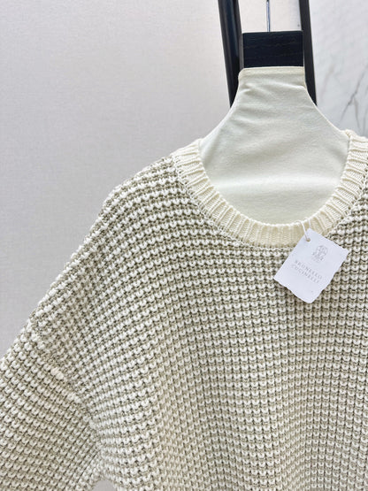 Brune NEW hollow crew neck sweater