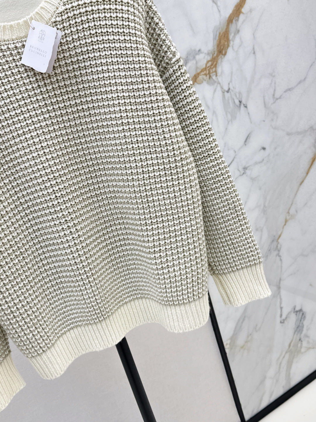 Brune NEW hollow crew neck sweater