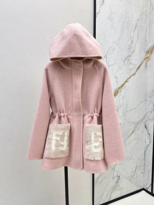 Fend NEW hooded coat