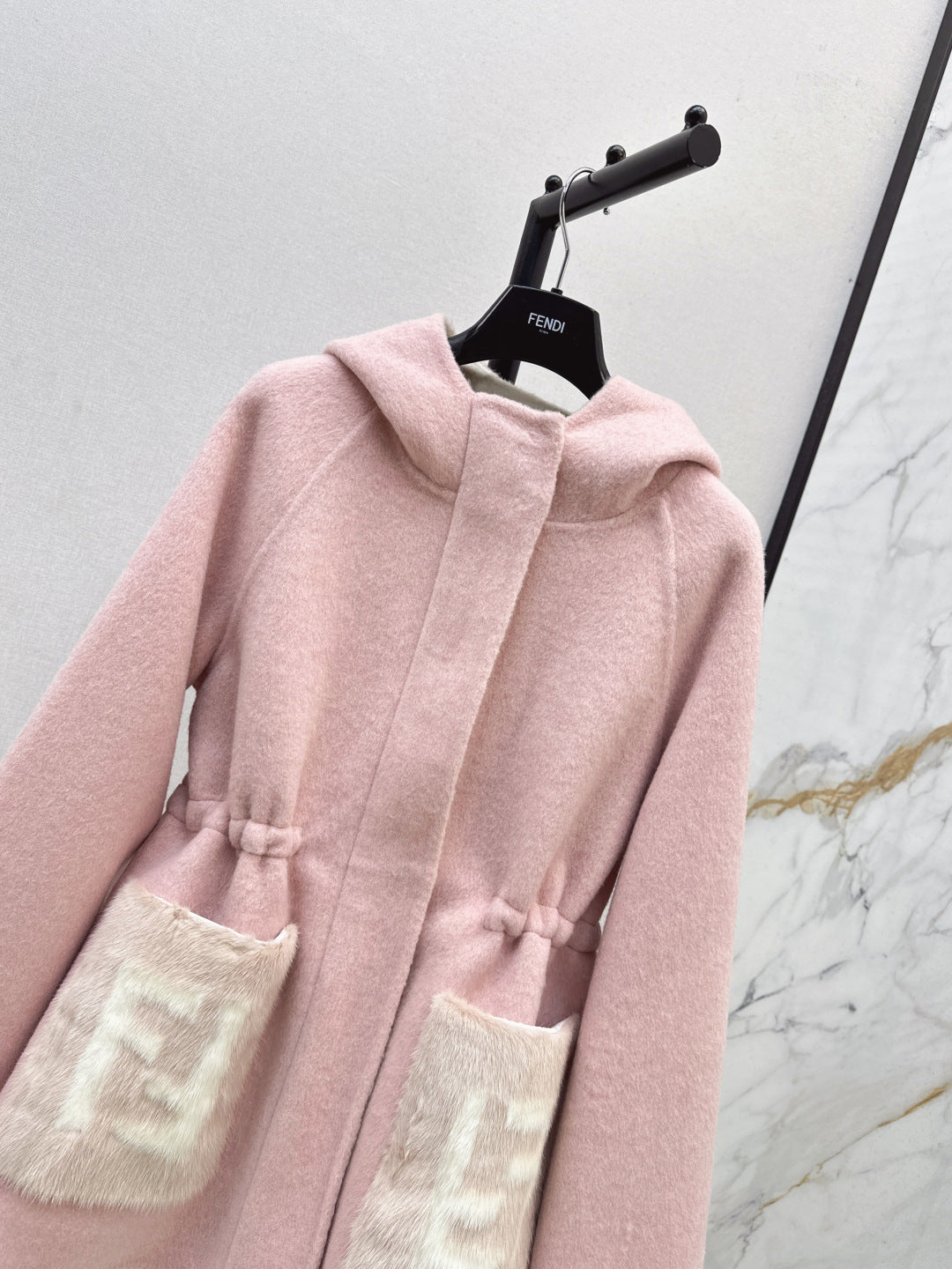 Fend NEW hooded coat