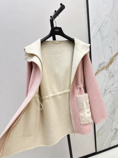 Fend NEW hooded coat
