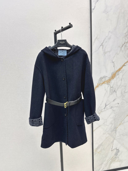 Pra NEW Hooded wool coat