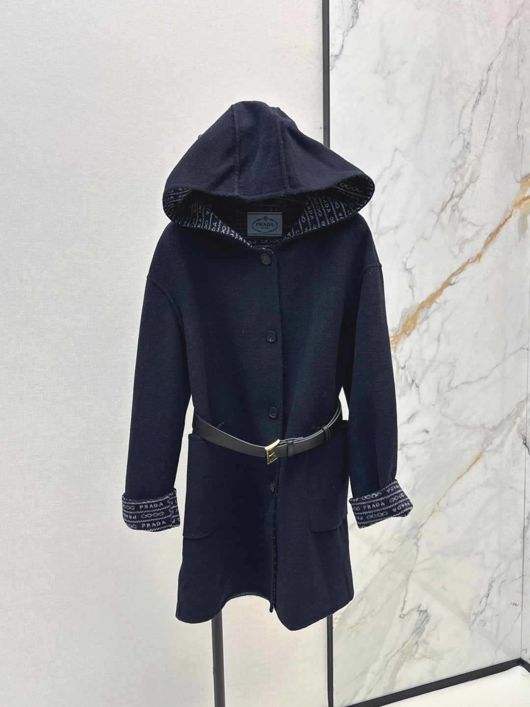 Pra NEW Hooded wool coat