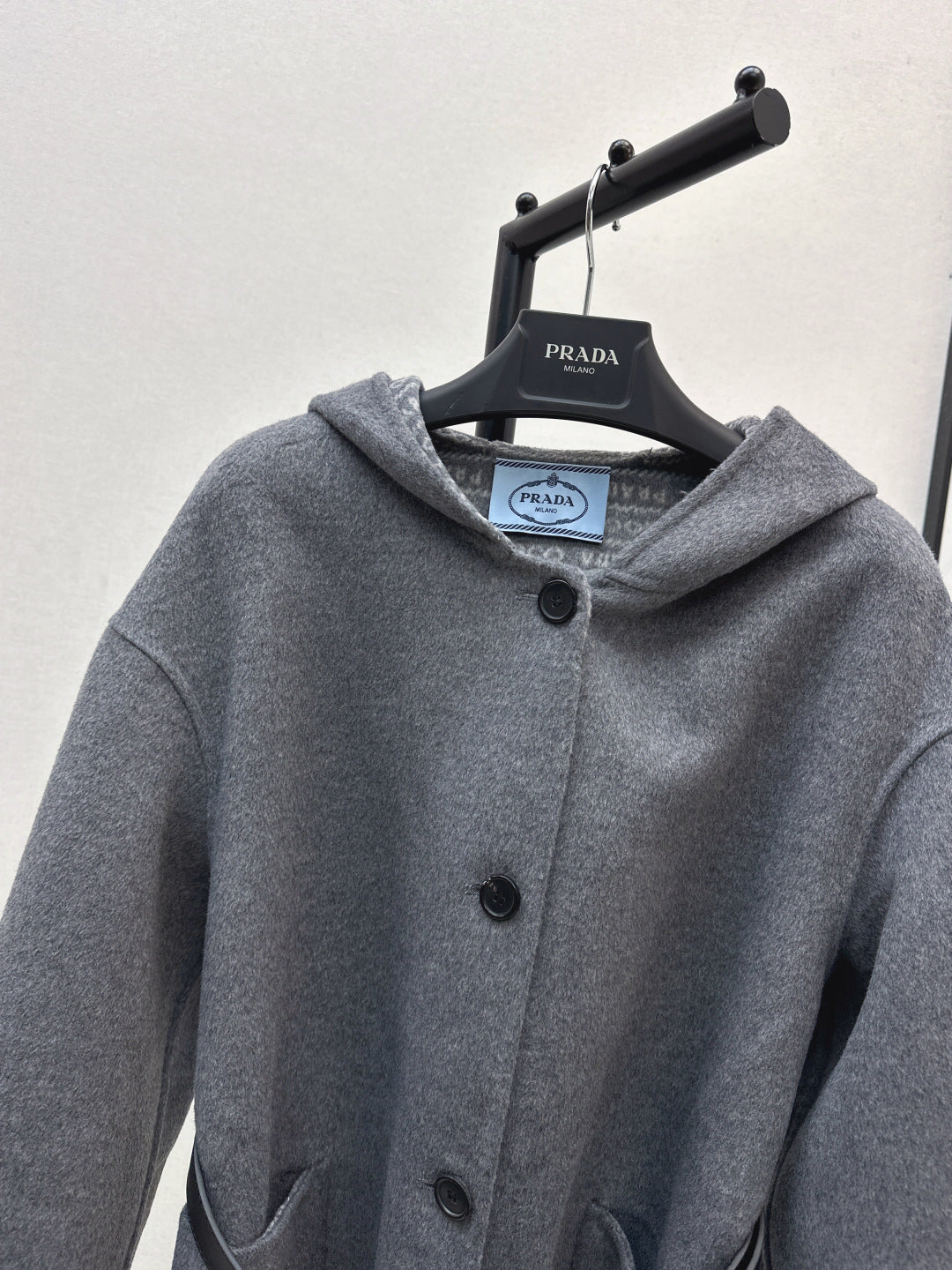 Pra NEW Hooded wool coat