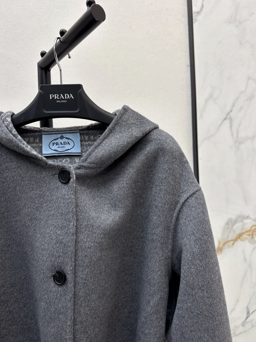 Pra NEW Hooded wool coat