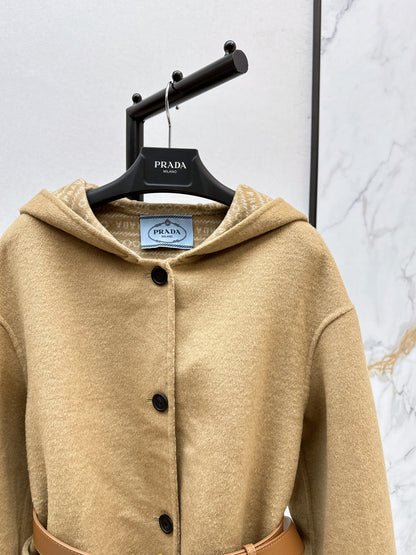 Pra NEW Hooded wool coat