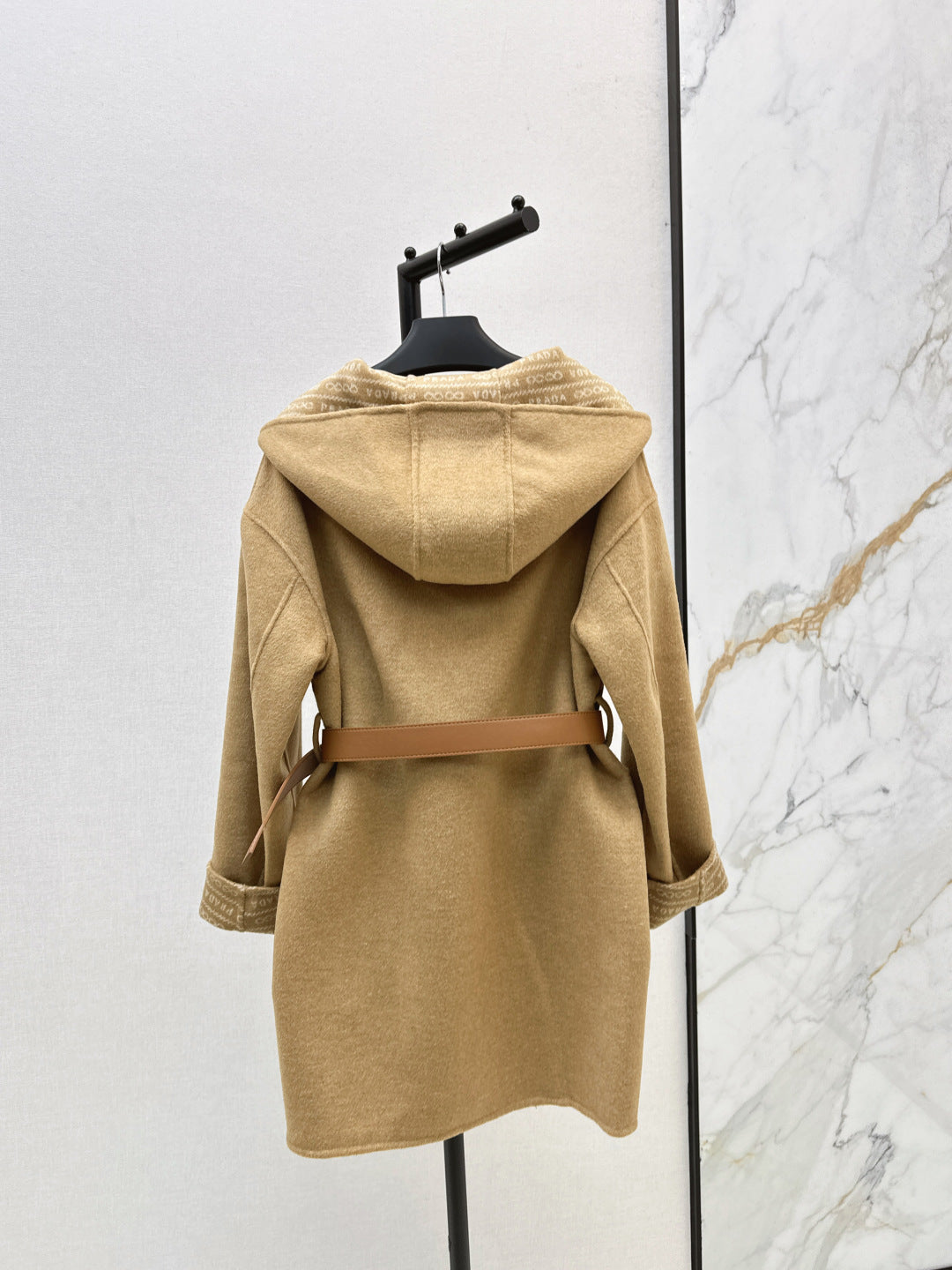 Pra NEW Hooded wool coat