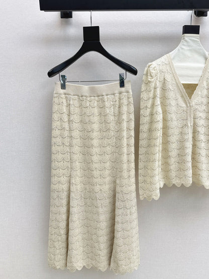 Chan NEW knitted suit