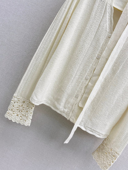 Chan NEW Cardigan + knitted hat