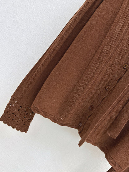 Chan NEW Cardigan + knitted hat