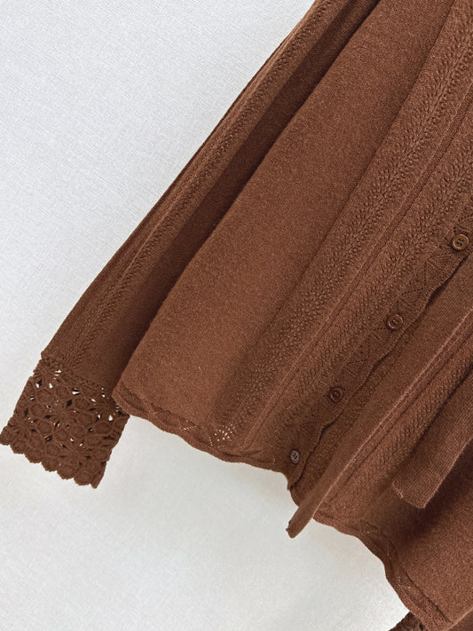 Chan NEW Cardigan + knitted hat