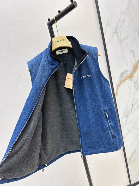 Miu NEW Denim vest jacket