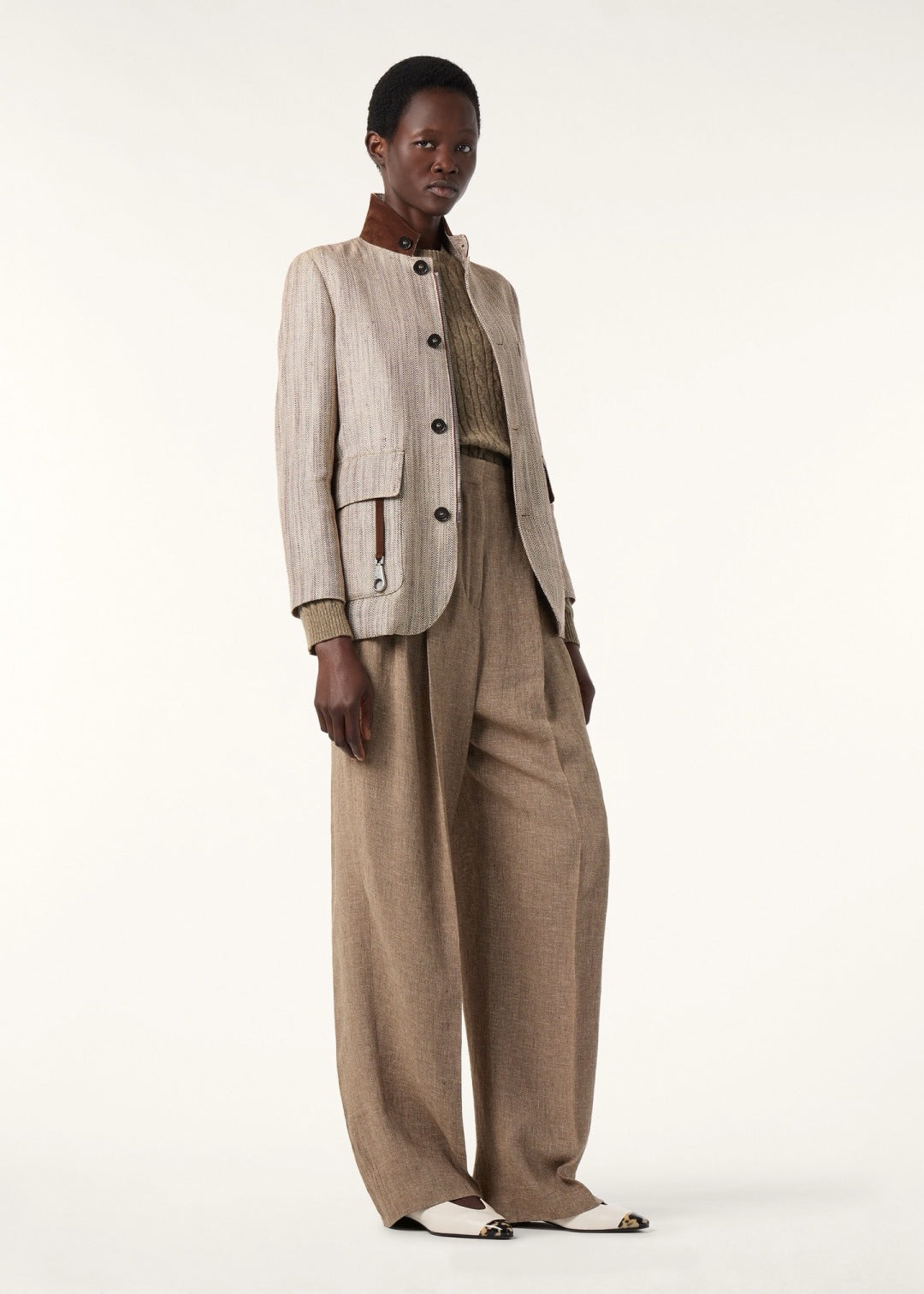 Loro NEW stand collar jacket