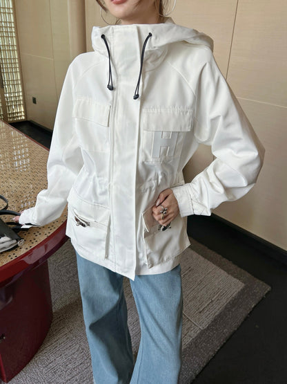 Herm NEW Hooded windbreaker jacket