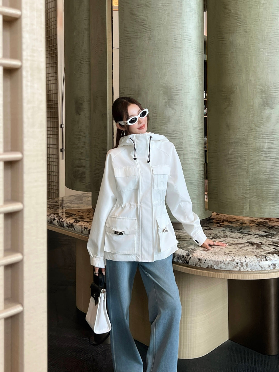 Herm NEW Hooded windbreaker jacket