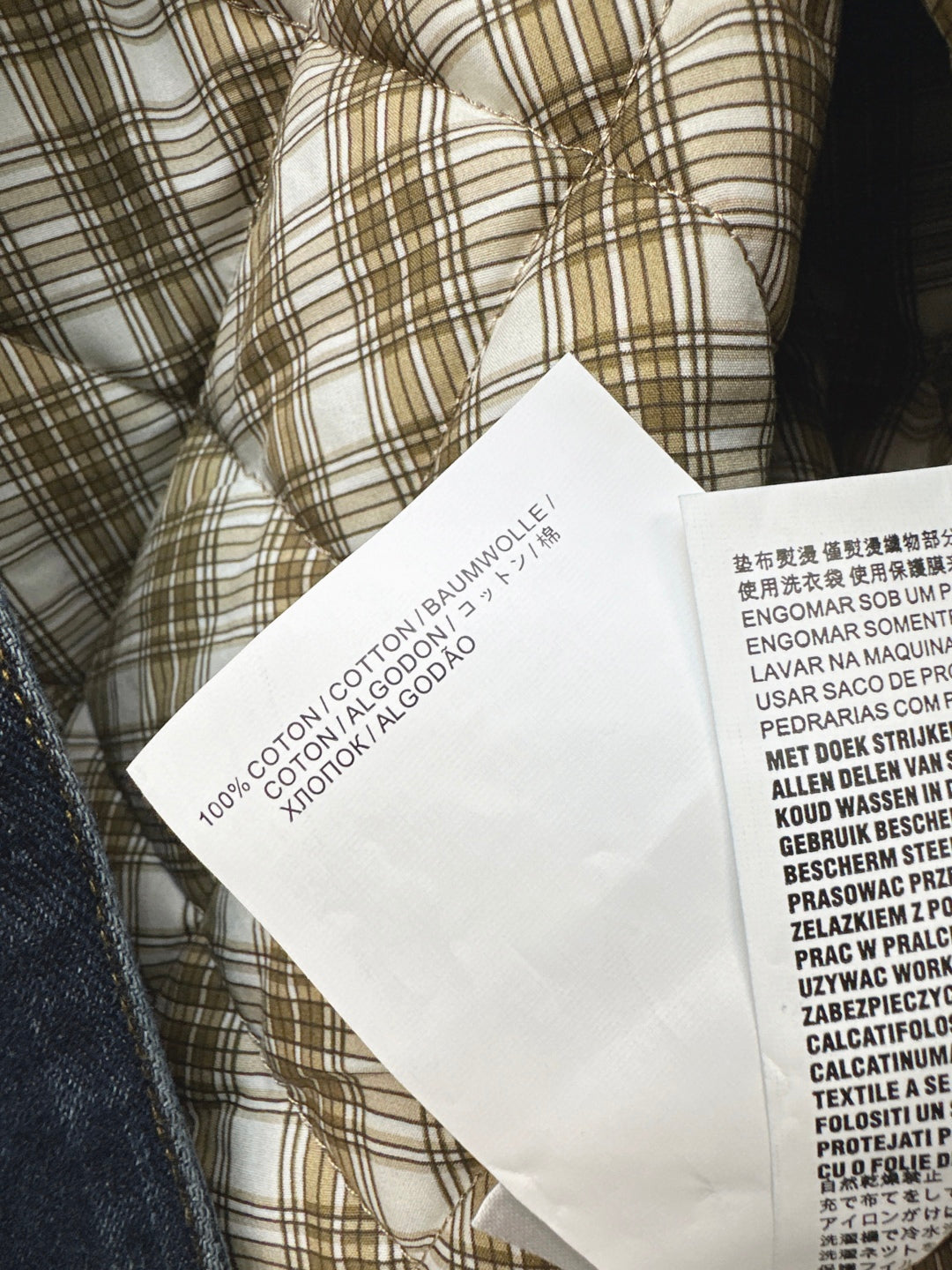 Miu NEW Denim cotton jacket