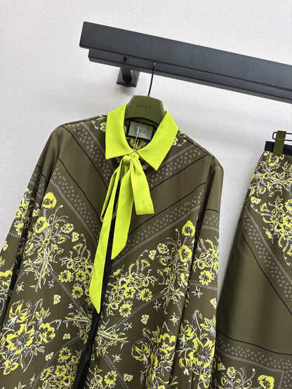 Guc NEW floral pattern shirt