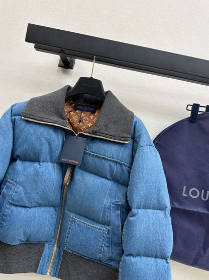 Louis NEW denim down jacket