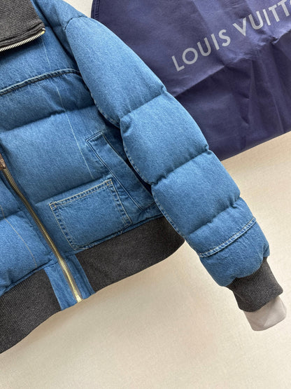Louis NEW denim down jacket