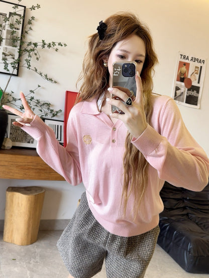 Loe NEW Embroidered wool sweater