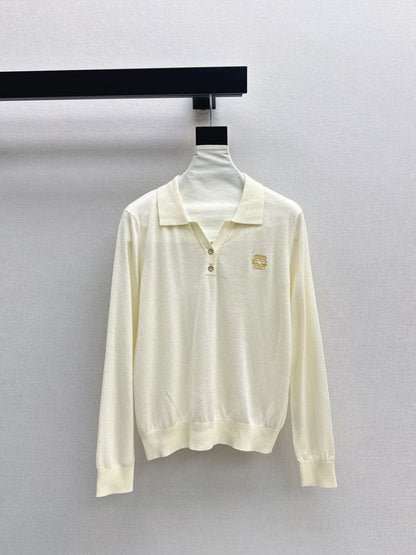 Loe NEW Embroidered wool sweater