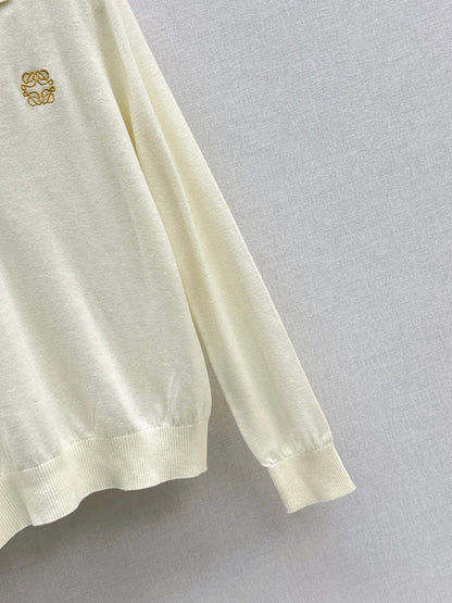 Loe NEW Embroidered wool sweater