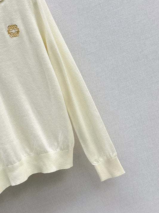 Loe NEW Embroidered wool sweater