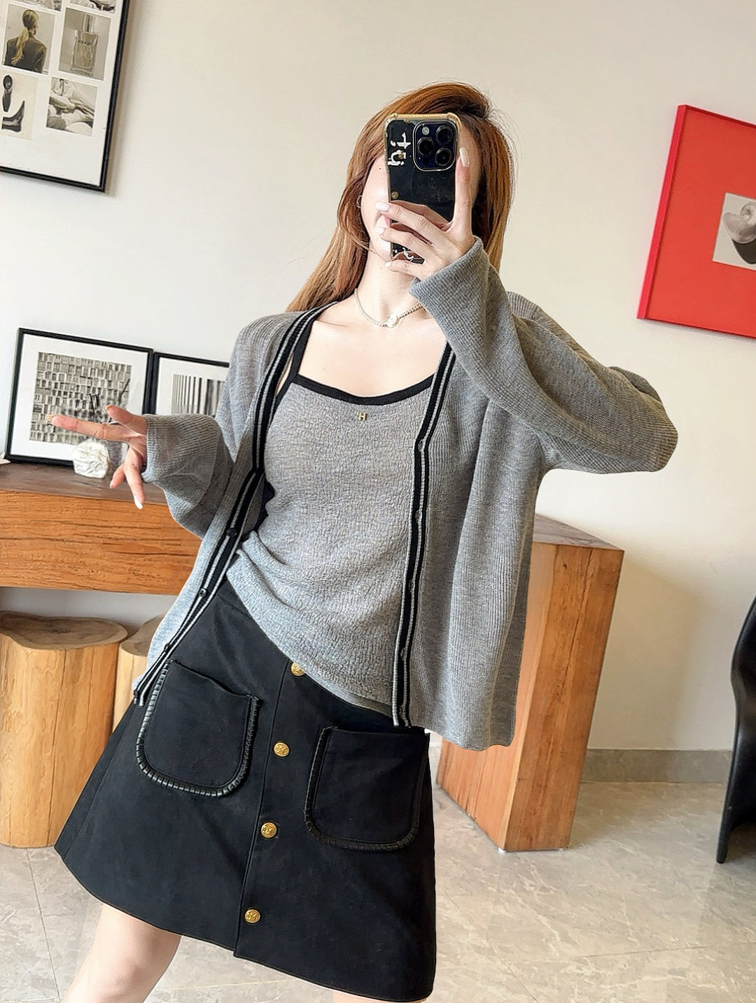 Herm NEW Cardigan + vest