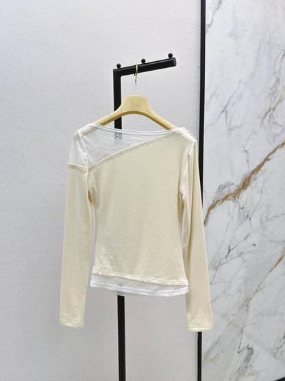 Miu NEW Lace base shirt