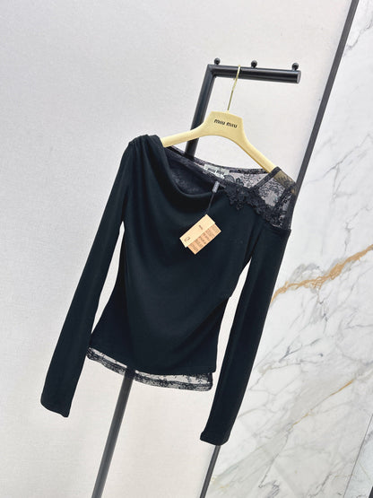 Miu NEW Lace base shirt