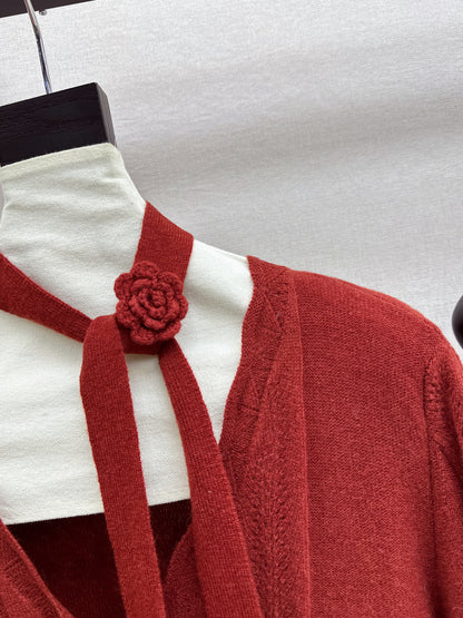 Chan NEW Cardigan + knitted hat