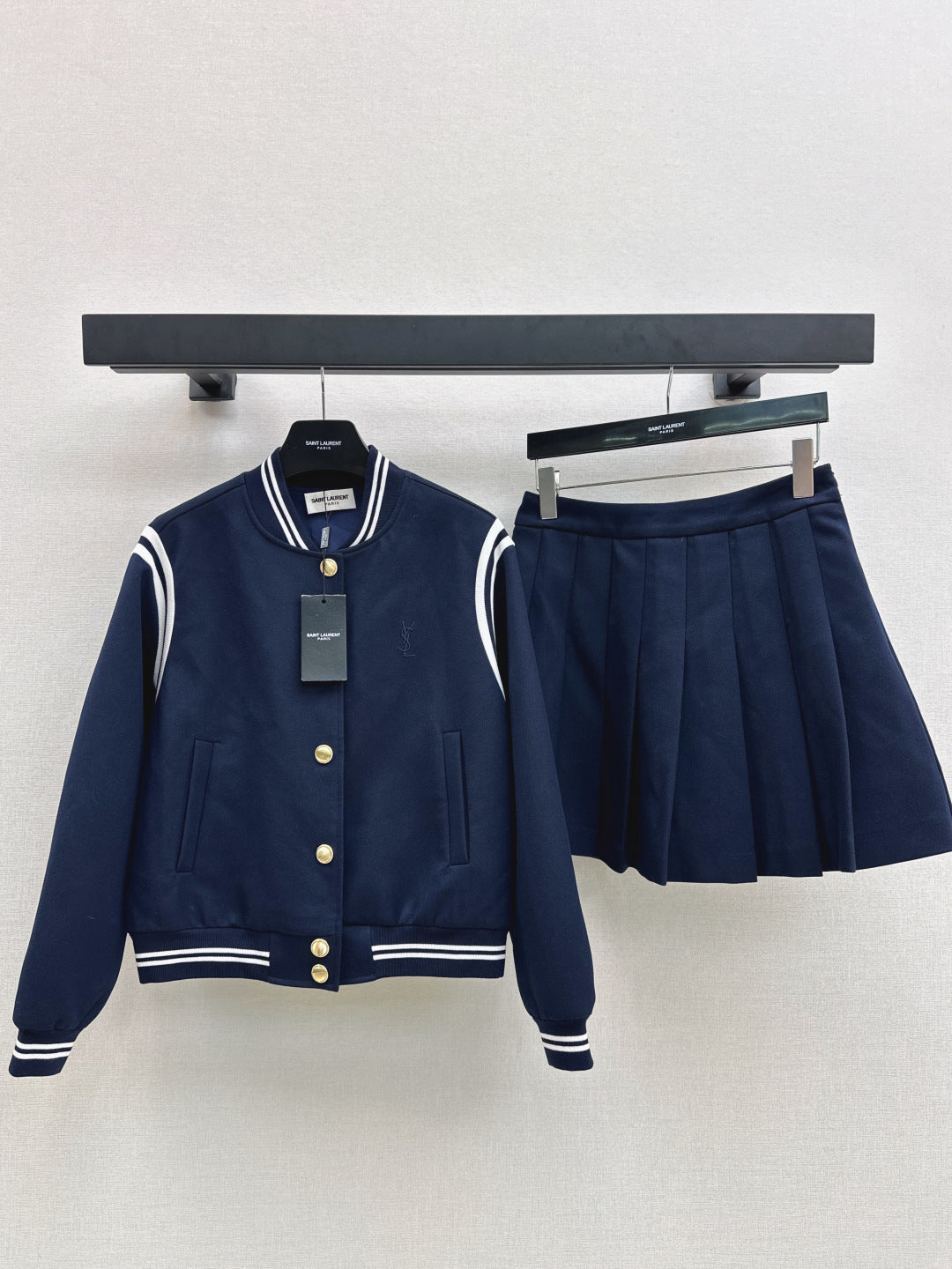 Saint NEW  jacket + pleated skirt