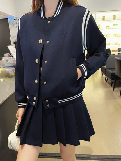 Saint NEW  jacket + pleated skirt