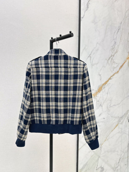 Ce1i NEW plaid coat