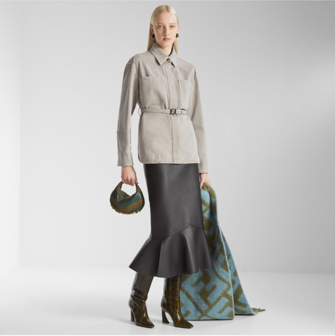 Fend NEW Long denim jacket