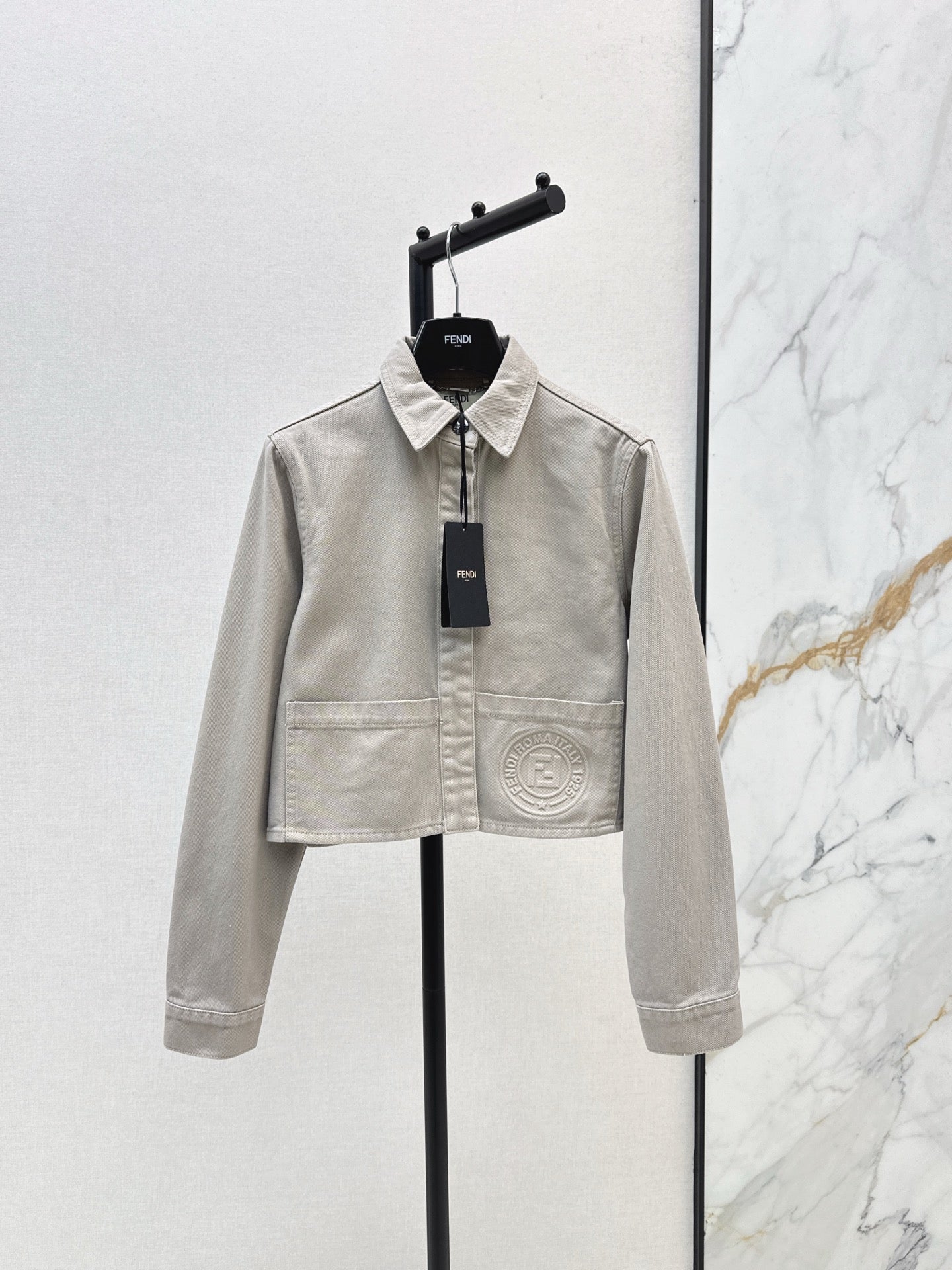 Fend NEW Cropped denim jacket