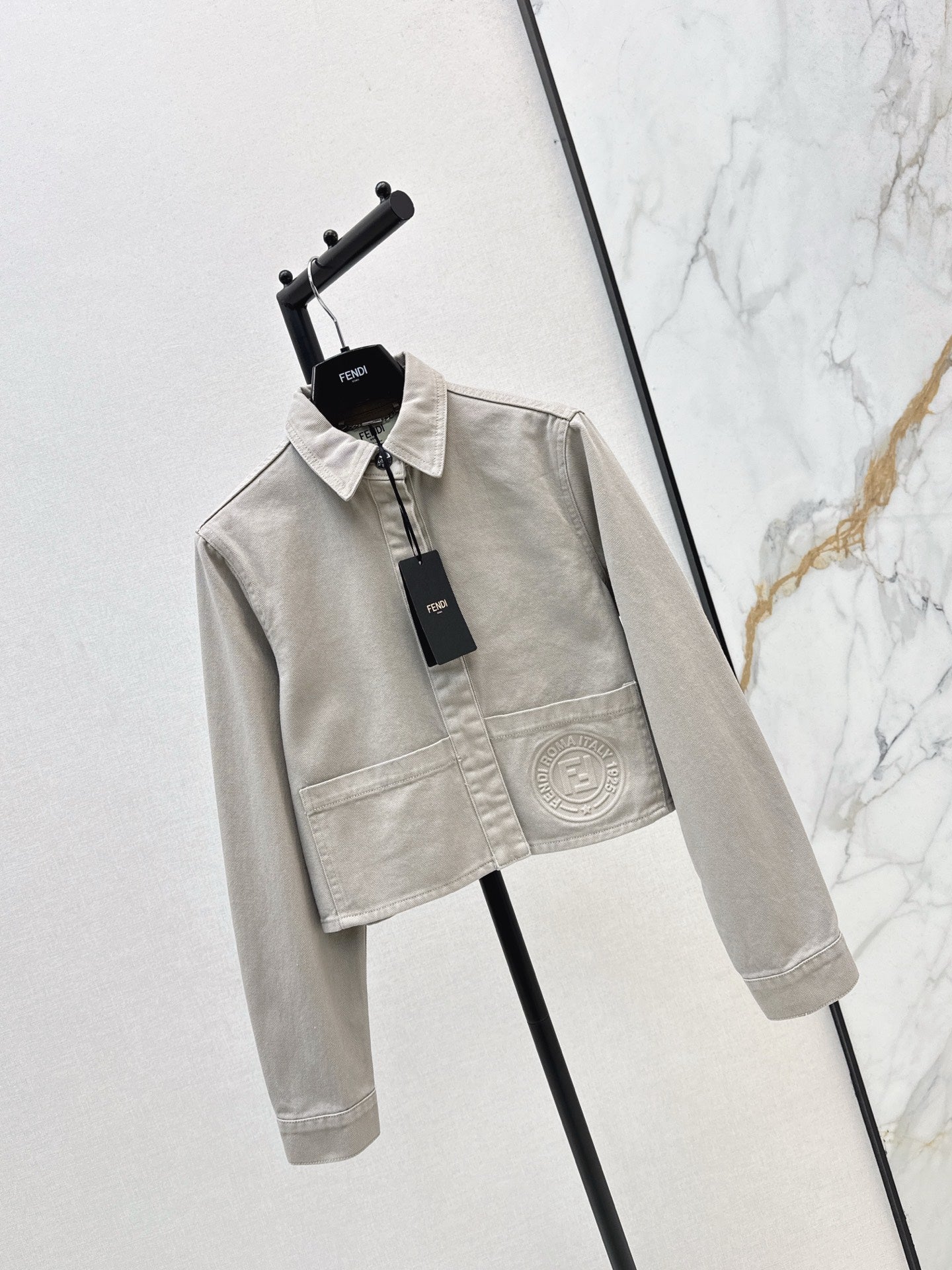 Fend NEW Cropped denim jacket