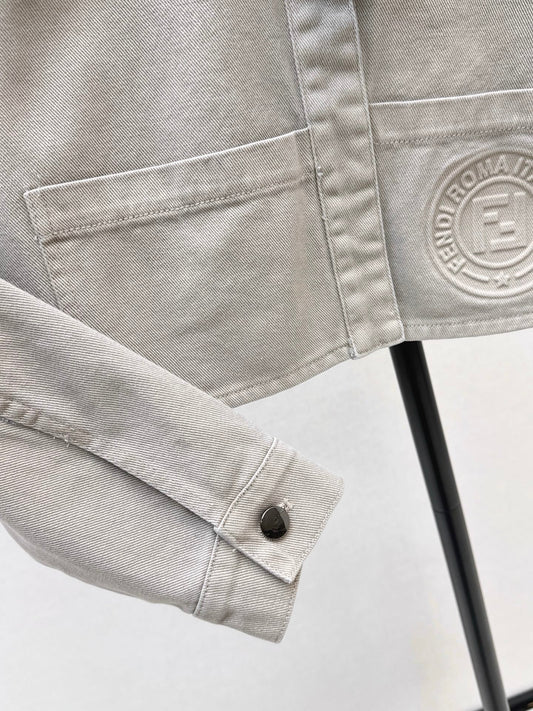 Fend NEW Cropped denim jacket