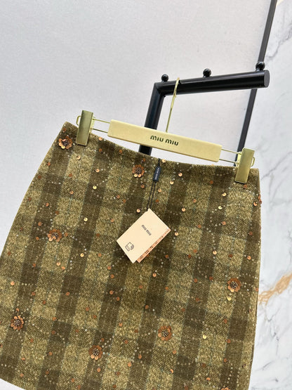 Miu NEW sequin skirt