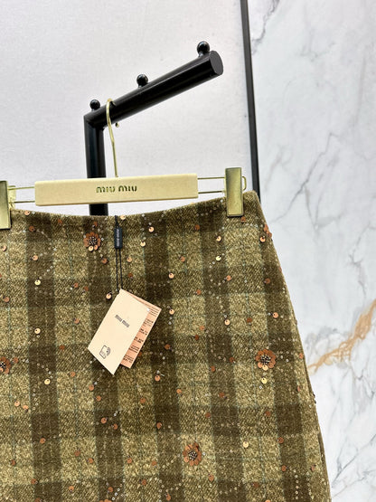 Miu NEW sequin skirt