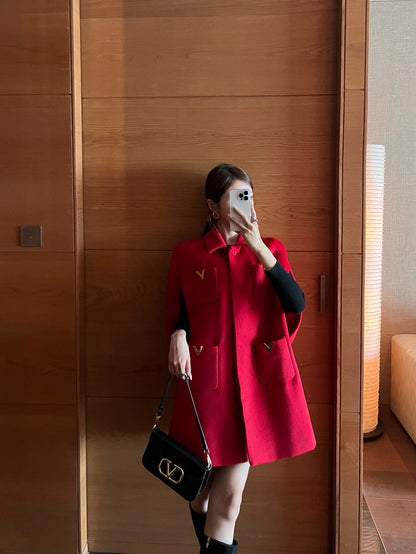 Va1en NEW  Cape-style coat