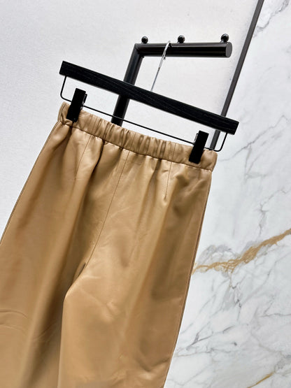Brun NEW  leather pants
