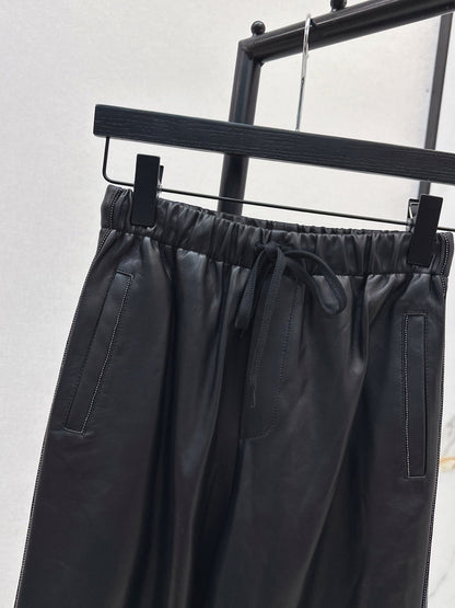 Brun NEW  leather pants